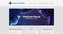 Desktop Screenshot of onecorehealth.com