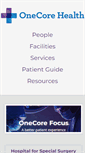 Mobile Screenshot of onecorehealth.com